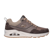 Skechers Uno Retro One 183020-BRN Braun - Sneaker - Herrenschuhe Sneaker / Schnürschuh, Braun, leder/synthetik