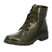 ara Dover Stiefelette Boots grün metallic Lack 12-23126