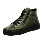 ara Canbarra Schuhe Plateau Mid-Sneaker grün metallic Lack