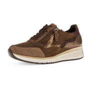 Gabor comfort Damen Sneaker K espre/kupfer/orchid
