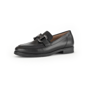 Gabor Schuhe Slipper schwarz Nappa G-Weite 52.422.37