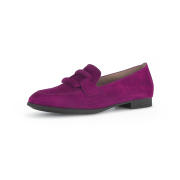 Gabor Schuhe Slipper pink violett Loafer Velour 55.273.10