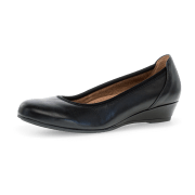 Gabor comfort Keil Pumps schwarz Glattleder 02.690.57
