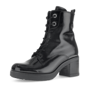 Gabor comfort Stiefelette schwarz Lace Up Boots Lack 52.855.97