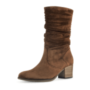 Gabor comfort 52894-41 - ungefütterte Stiefelette Braun - Damenschuhe Modische Stiefelette / Boots, Braun, leder (dreamvelour), absatzhöhe: 55 mm