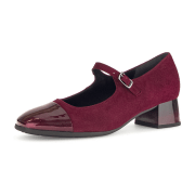 Gabor Spangen Pumps rot bordeaux Lack Samt 51.371.95