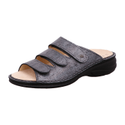 FinnComfort Hellas Platin (Grau) - Pantolette - Marken , Grau, leder (magila)