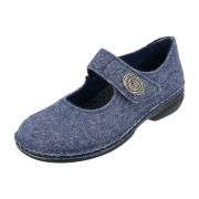 FinnComfort Ramsau Marine (blau) - geschlossener Hausschuh - Marken , Blau