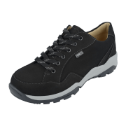 FinnComfort Tessin Black (schwarz) - Bequemschuh - Herrenschuhe Bequemschuhe, Schwarz, leder (alpin)