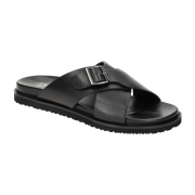 camel active Vivo Pantolette Kreuzriemen schwarz Herren 54VV002