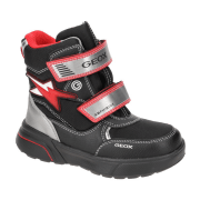 Geox Sveggen Kinder Stiefel schwarz rot Warmfutter J267UC