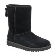 UGG CLASSIC SHORT LOGO ZIP Stiefel schwarz 1122672