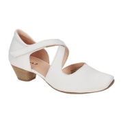 Think Aida Riemchen Pumps weiß bianco