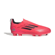 adidas F50 League Laceless FG/MG Fußballschuhe Kinder IH8056 - solar blue/cloud white/solar pink 30