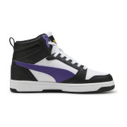 Puma Rebound V6 Mid-Top Sneaker Kinder 17 - club navy/puma white/silver mist 38.5