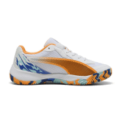 Puma Nova Court Padelschuhe 02 - PUMA white/PUMA black/vivid blue/heat fire 42