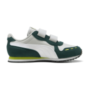 Puma Cabana Racer SL 20 PS Sneaker mit Klettverschluß Kinder 18 - PUMA white/PUMA black/blue horizon/maple syrup 32