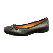 Gabor Ballerina schwarz Leder Schleife 04.164.27