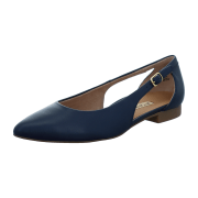 Paul Green Ballerinas blau Riemchen Verschluss 2992