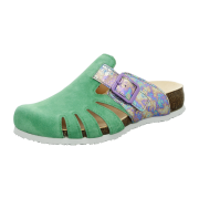 Think Julia Pantolette green