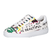 Peter Kaiser Schuhe Senaker weiß Graffiti 73740