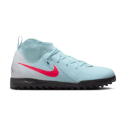 Nike Jr. Phantom Luna 2 Academy TF Multinocken-Fußballschuhe Kinder 300 - mint/atomic red-off noir 36