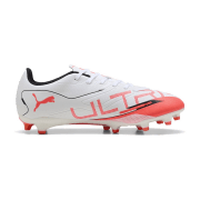 Puma Ultra 5 Play FG/AG Fußballschuhe 01 - PUMA white/PUMA black/glowing red 41