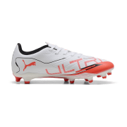 Puma Ultra 5 Play FG/AG Fußballschuhe Damen 01 - PUMA white/PUMA black/glowing red 40.5