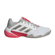 adidas Performance Barricade 13 Tennisschuhe Damen IH2967 - cloud white/champagne met./lucid red 39 1/3