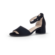 Gabor comfort Sandalette schwarz Velour 62.902.47