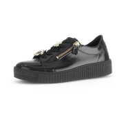 Gabor Schuhe Sneaker schwarz Lack Schmuck 63.339.97