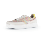 Gabor comfort Como Sneakers beige bunt Flecht K-Weite 66.405.62