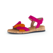 Gabor comfort Gabor Rhodos Sandale pink orange Klett 62.735.21