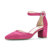 Gabor Riemchen Pumps pink Samt 61.340.35