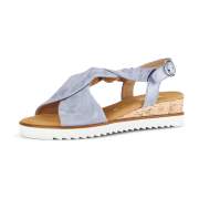 Gabor Genua T-Steg Sandale blau azur Glitzer 62.751.16