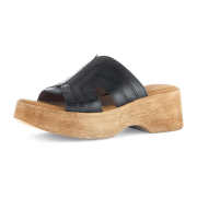 Gabor Fashion Plateau Pantolette schwarz Nappa 64.521.27