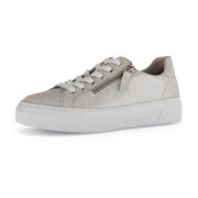 Gabor comfort Sneaker Schuhe grau silber gepunktet 66.465.11