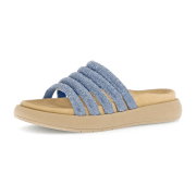 Gabor Plateau Pantolette blau Strass 63.752.86