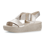 Gabor Plateau Sandale puder grau metallic 64.572.62