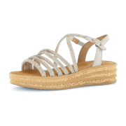 Gabor Fashion Plateau Sandalen gold Strass 64.555.82