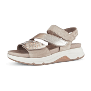 Gabor comfort Gabor RollingSoft Sandale grau Snake metallic 66.882.63