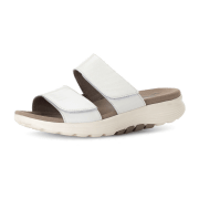 rollingsoft by Gabor Gabor RollingSoft Pantolette weiß offwhite Lack 66.811.90