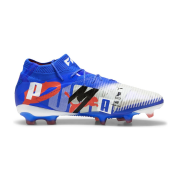 Puma Future 8 Ultimate Forever FG Fußballschuhe 01 - PUMA white/ultra blue/feather gray/PUMA black/glowing red 39