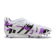 Puma ULTRA 5 MATCH FOREVER FG/AG Jr -  PUMA White-Pure Magenta-Feather Gray-PUMA Black | 3