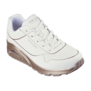 Skechers Uno Schuhe schwarz gold Linien 177087