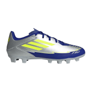 adidas Performance adidas F50 Club FG/MG Fußballschuhe IH0916 - silver met./solar yellow/lucid blue 39 1/3