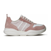 Xsensible SWX3 Light Pink Combi - sportlicher Schnürschuh - Damenschuhe Bequeme Schnürschuhe, Mehrfarbig, leder