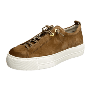 Paul Green 5017-347 Sisal (Brau) (braun) - sportlicher Schnürschuh - Damenschuhe Top Trends, Braun, leder (twice)
