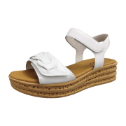 Gabor Fashion Plateau Sandalen weiß Nappa 64.553.21