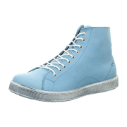 Andrea Conti 0341500398 Bleu (blau) - sportlicher Schnürschuh - Damenschuhe Top Trends, Blau, leder